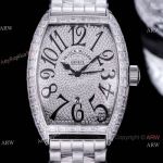 Franck Muller Cintree Curvex Iced Out QUARTZ watches 40mm